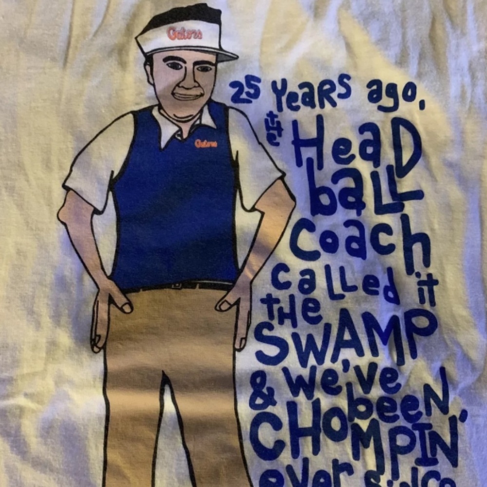 UF Steve Spurrier College Football Shirt Sz M